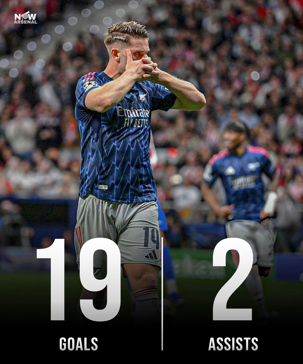 21 goal contributions for Viktor Gyokeres in his debut season for Arsenal.