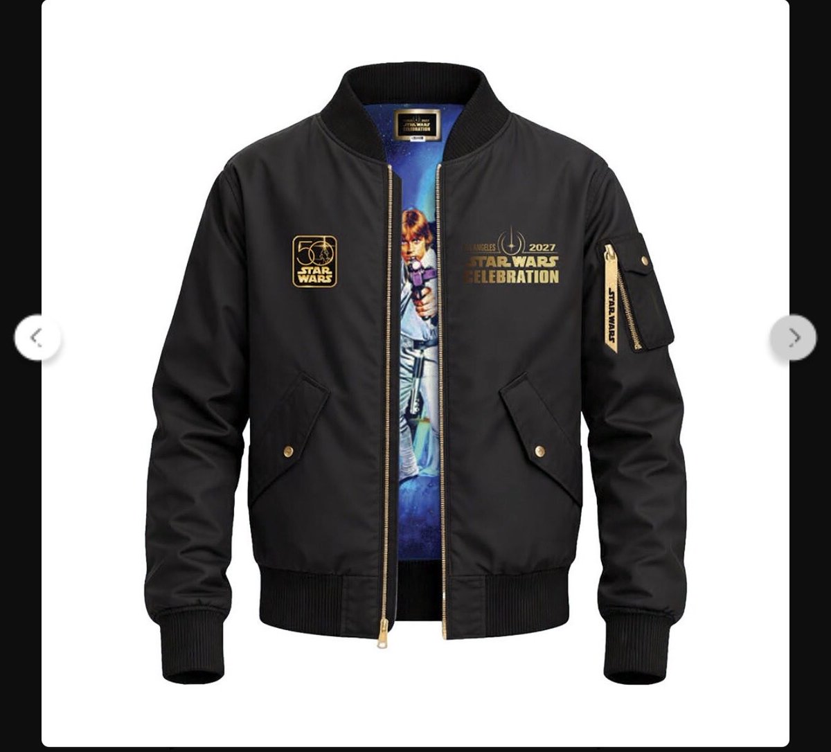 apparently this jacket is only available AT star wars celebration in person in LA this year :(