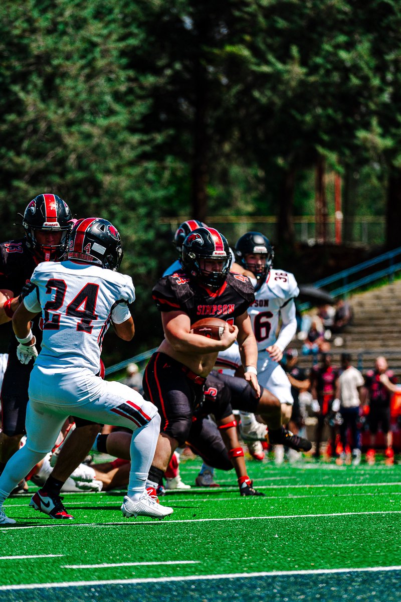 Simpson Red Hawks Football tweet media