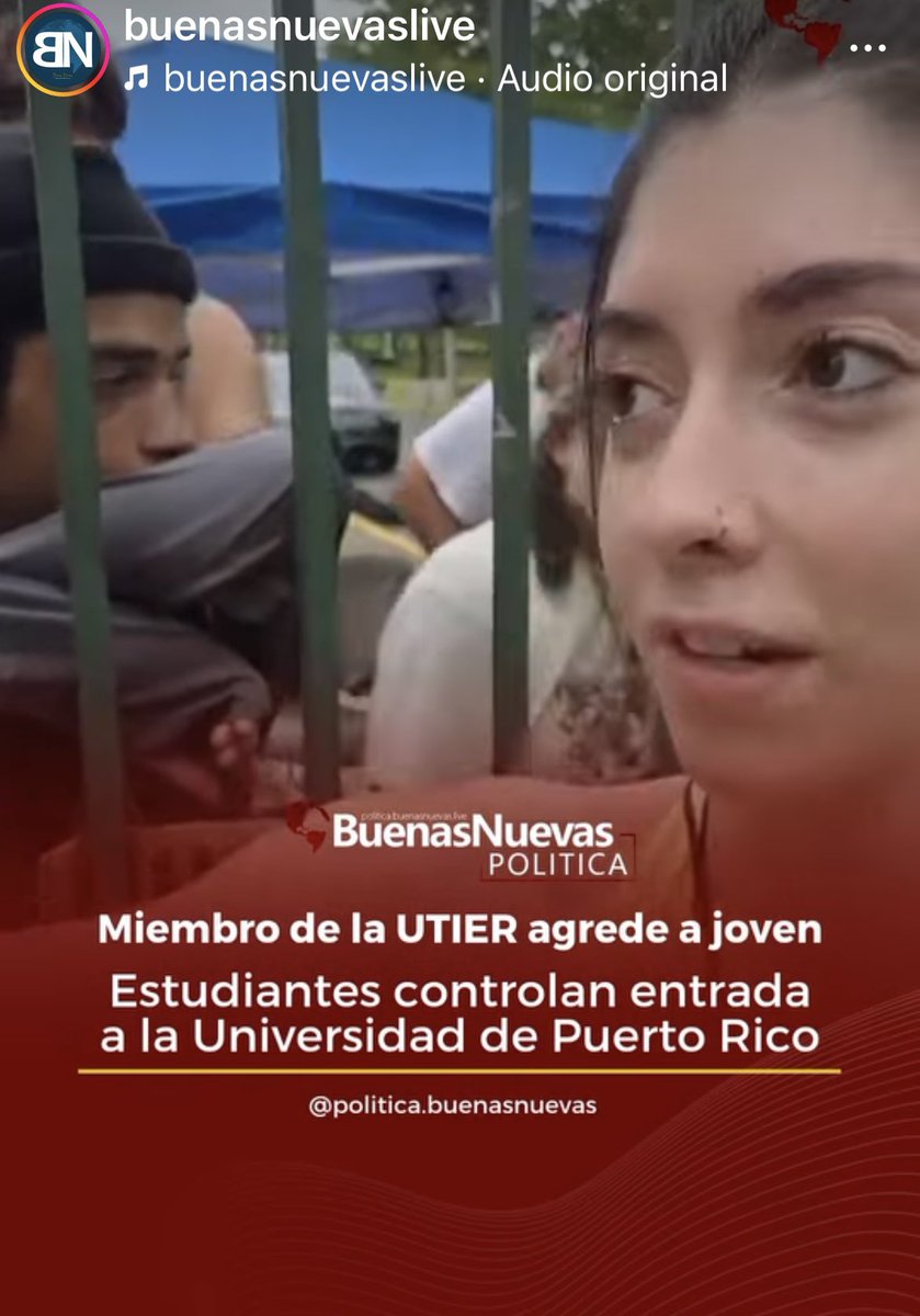 Ericpr40's tweet photo. - cierran los portones de la UPR
- la UTIER llegó para darles “apoyo” a los niños manipulados 

Y se molestan que los confronten y los graben …🤷🏻‍♂️. 

😆👇 https://t.co/aCuenb5ESN