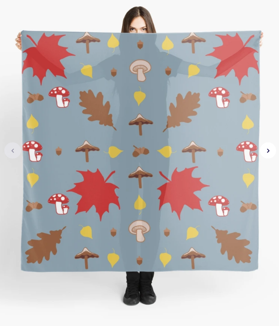 LittleAlice06's tweet image. Celebrate #fall with the #Cottagecore Blue Fall Print Scarf! #IndieArtist 

redbubble.com/i/scarf/Cottag…