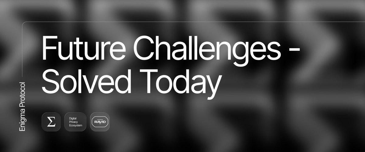 engma_io's tweet photo. Future Challenges - Solved Today 🧵

1/ Capital markets are moving onchain. Tokenized real-world assets reached $33.9B by mid-2025 - up 380% in three years. Tokenized U.S. money market funds alone exceeded $8.7B. Over 120 banks now offer live crypto services. Institutional exposure to digital assets is now structural.