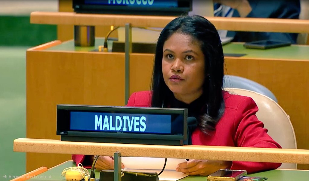 MVPMNY's tweet image. At #NPT2026 RevCon, #Maldives:

➡️Urged nuclear-weapon States to take concrete steps on disarmament
➡️Urged Israel to place all nuclear facilities under IAEA safeguards, in line with UNSC resolution 487
➡️Stressed equitable access to peaceful nuclear technology for development