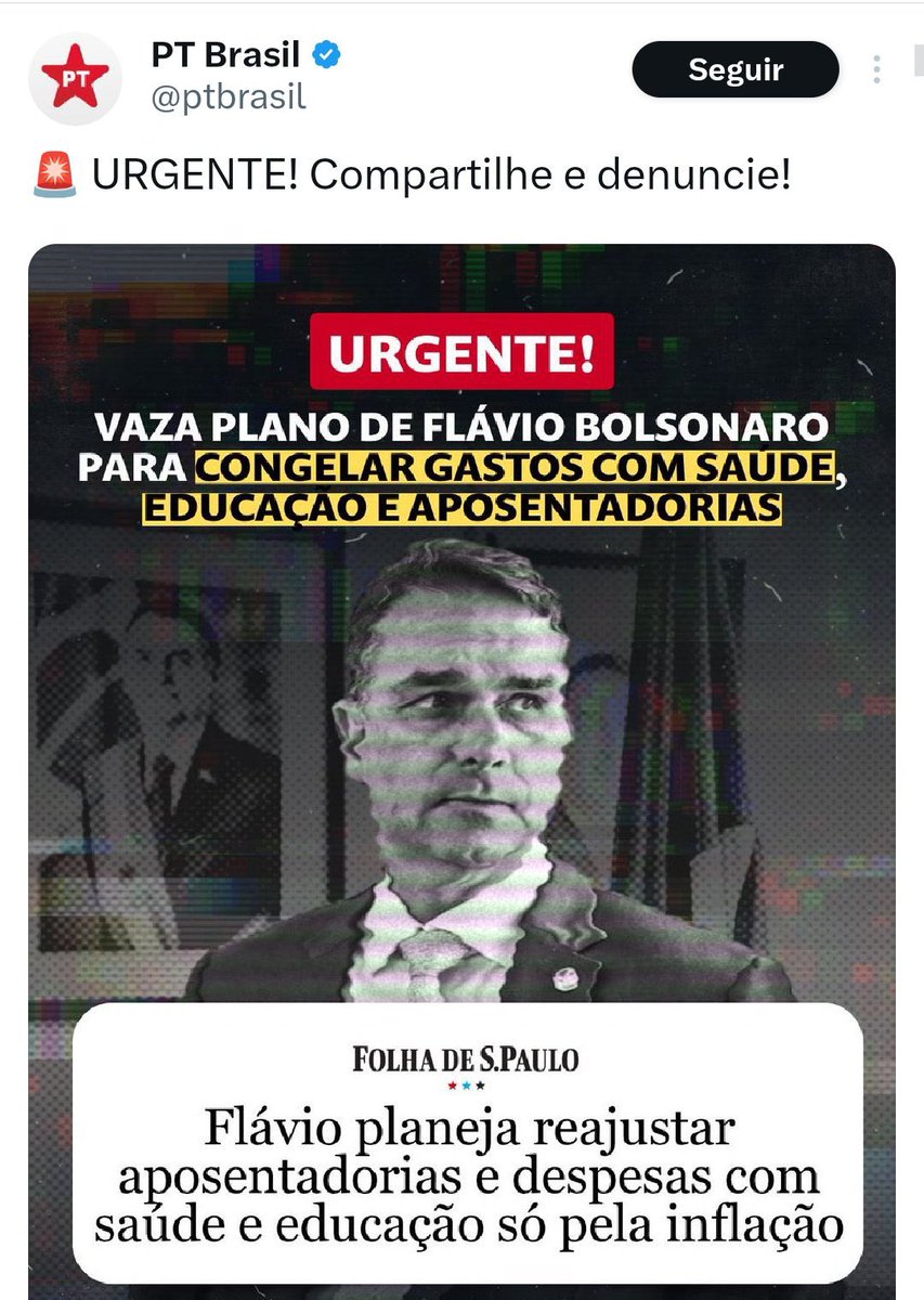 leojr_cwb's tweet photo. @pesquisas_elige ❌❌❌ CUIDADO! PERFIS FAKES DA CANHOTA MENTEM PRA VC! ❌❌❌

SOMO TODOS FECHADOS COM @FlavioBolsonaro!

RESPOSTEM E DENUNCIEM! 

#PTMENTE #LULAMENTE #LULALADRAO https://t.co/oWq5gQk7yt