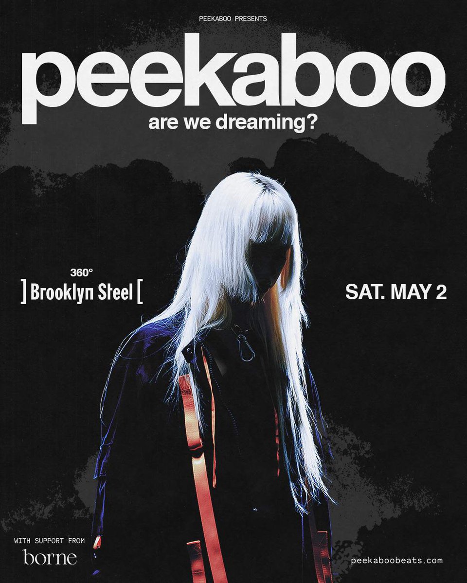 loudieapp's tweet image. Fusing hip-hop beats with undeniable bass-end grooves and mind-bending sound design, PEEKABOO inspired a whole new wave of next-level bass music. See him live at @brooklynsteel this Saturday!
 #brooklyn