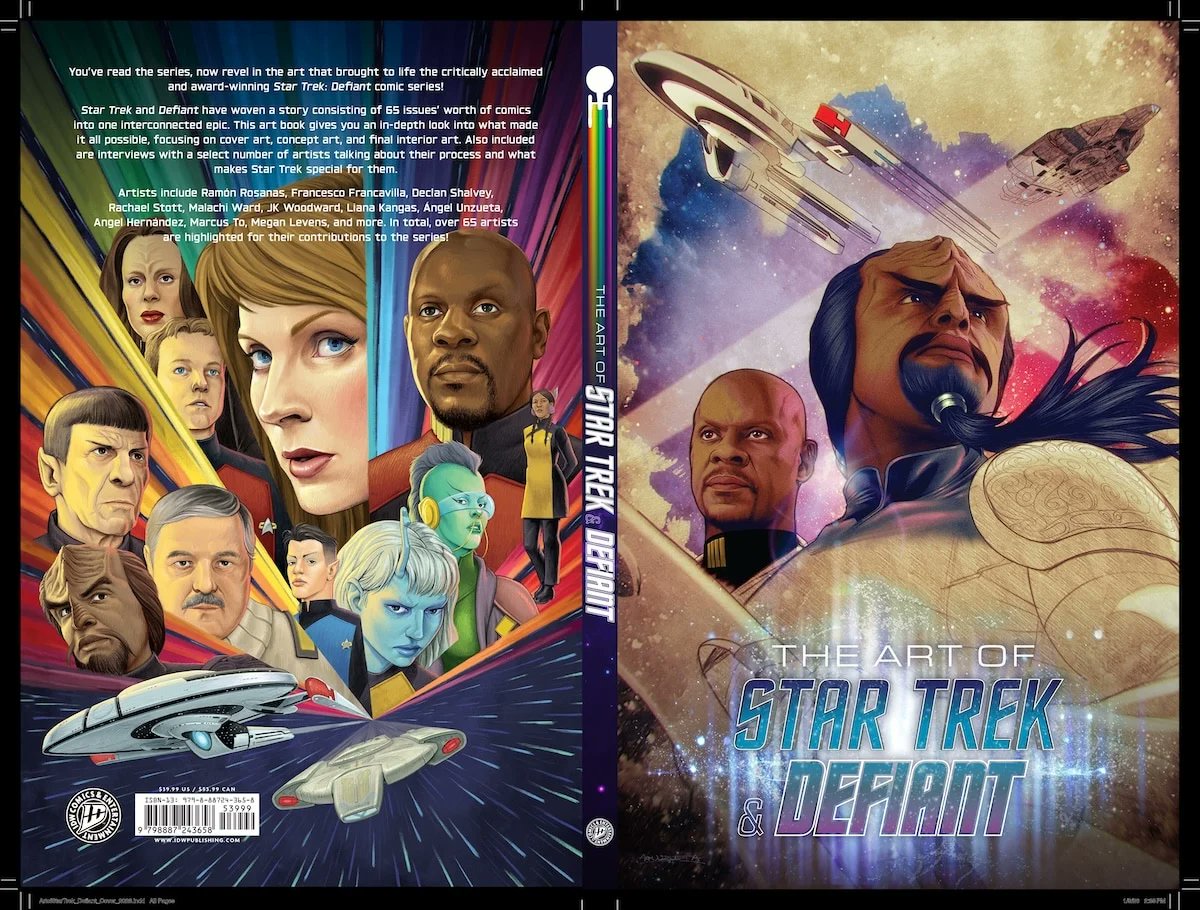 IDWPublishing's tweet image. Revel in the #art that brought to life the award-winning #StarTrek and Defiant #comicseries!

@comicsbeat shared a peek at #TheArtofStarTrek &amp;amp; Defiant: ow.ly/TNLP50YS1Fm

Preorder The #artbook at bookstores.

#StarTrekDefiant #Comics #StarTrek60 #Devolpment