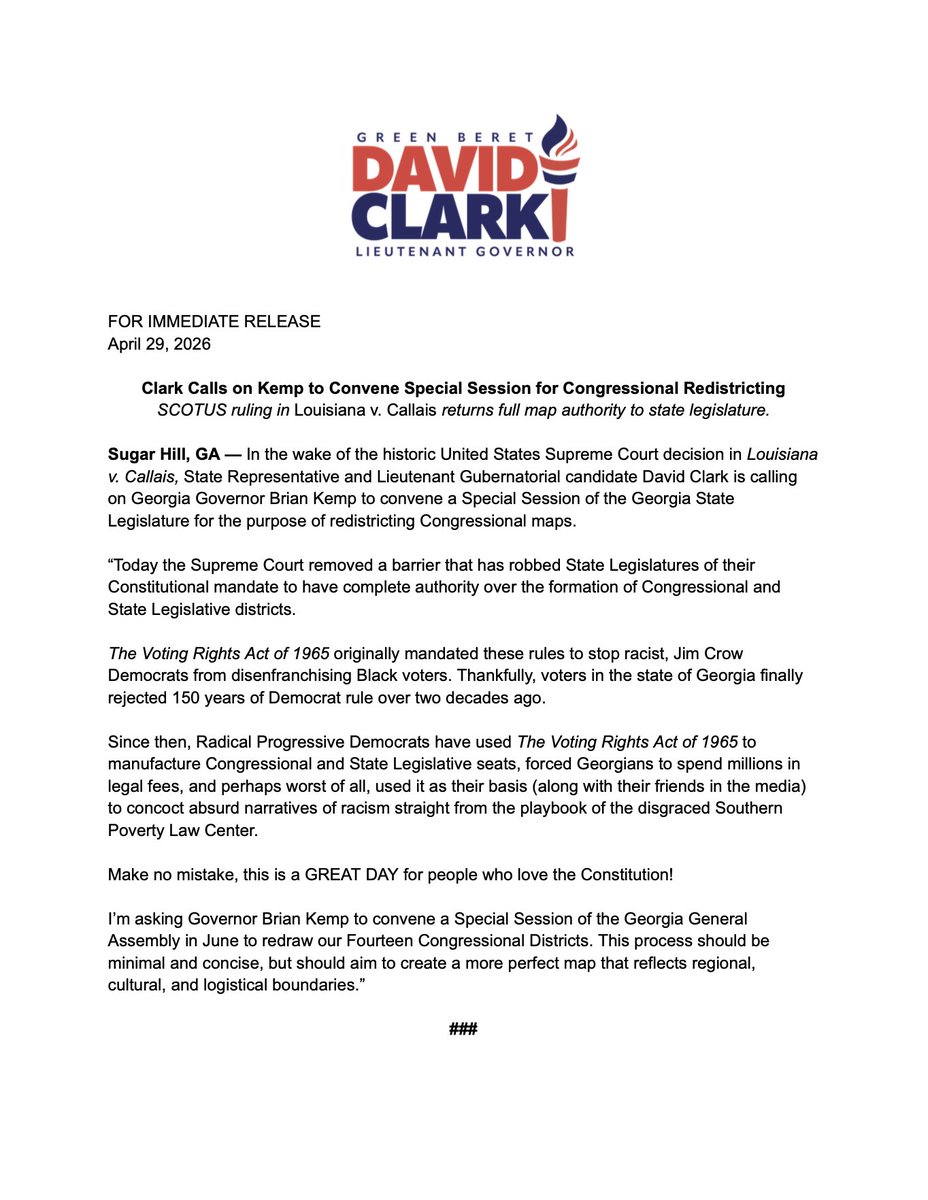 David Clark tweet media