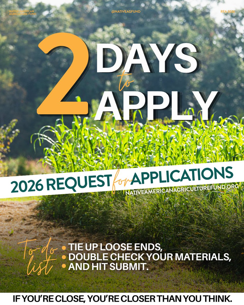 Native American Agriculture Fund tweet media