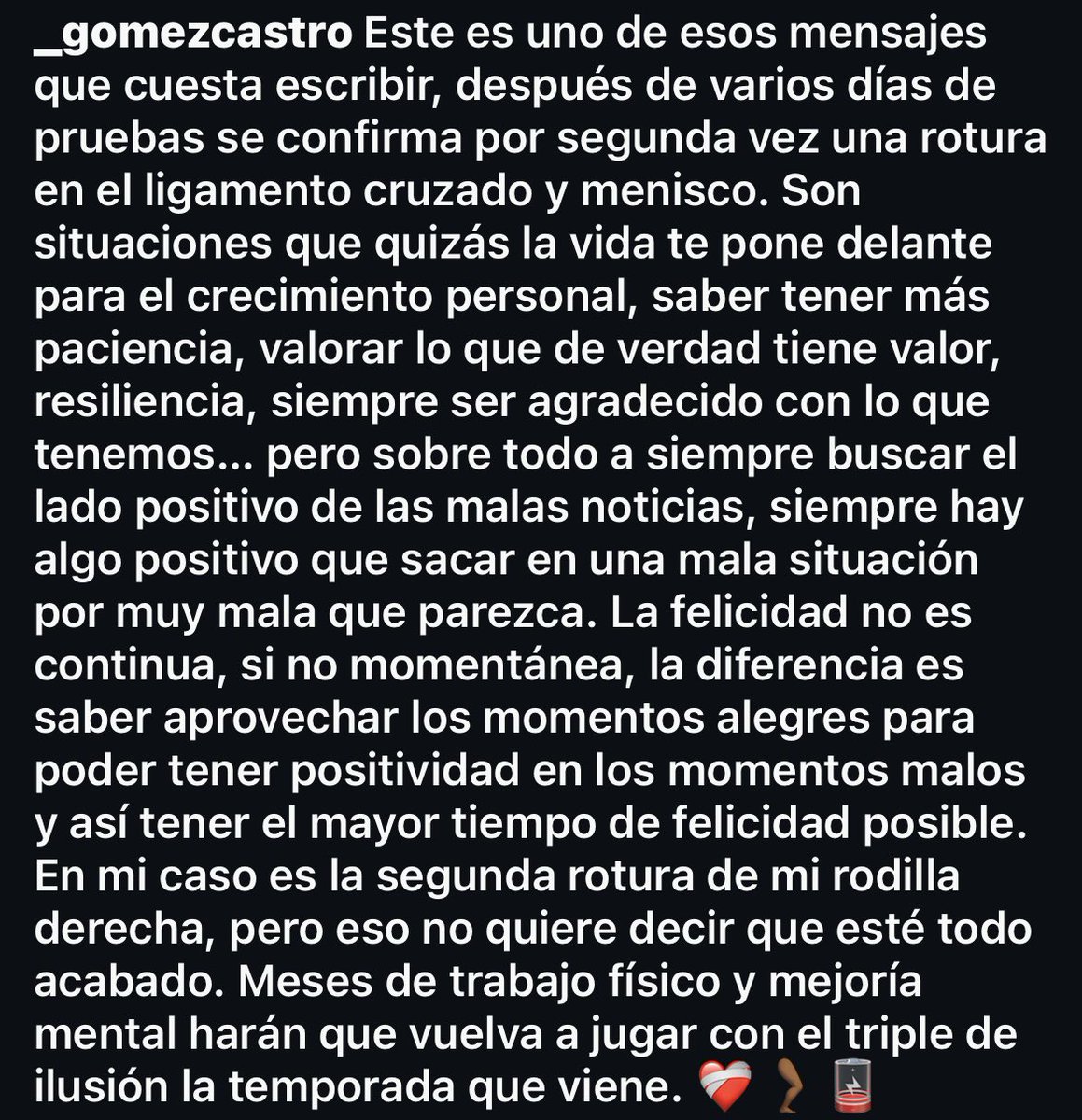 Gomez tweet media