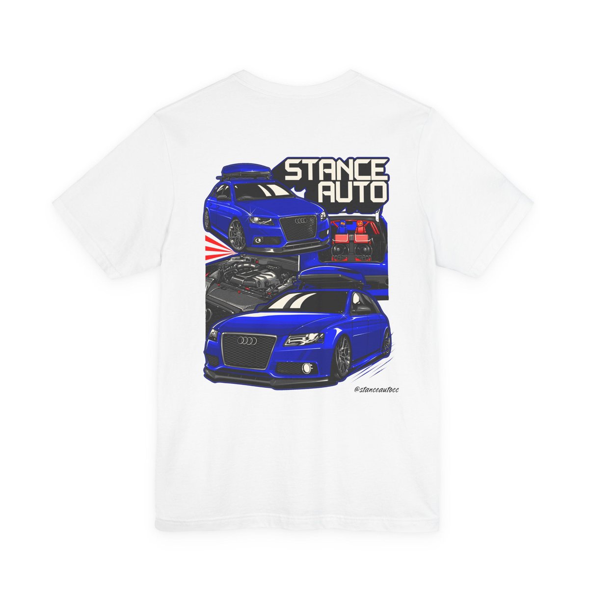r0cean11's tweet photo. Simple, tough, no fluff — the shirt for turning wrenches. Stance Auto Audi A4 Avant Unisex Tee — $30. Size L fits roomy in the shoulders. Grab yours and rep the crew. https://t.co/JCF6EkPRUk https://t.co/DjeWYXGLrA