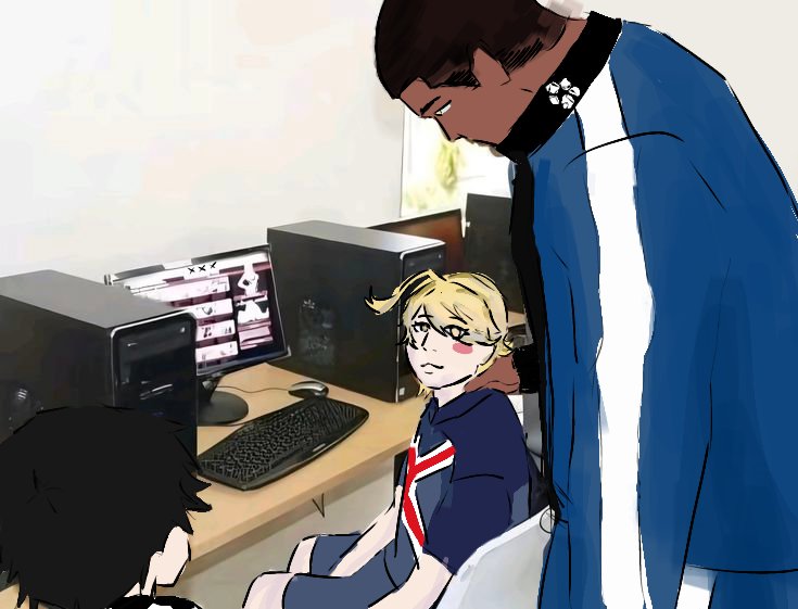 qiero1salchipap's tweet image. Atrapada #charles #loki #niko #bluelock #bllk
