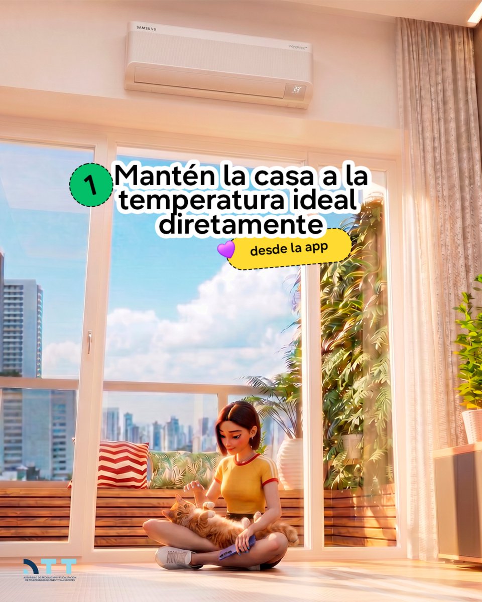 Samsung_Bolivia's tweet image. Casa conectada, gatito cómodo. 😻​ SAM deja todo listo con SmartThings, incluso a distancia.​

Y tú, ¿cómo usas las facilidades de SmartThings en tu día a día?​

 #SmartThings #SAM