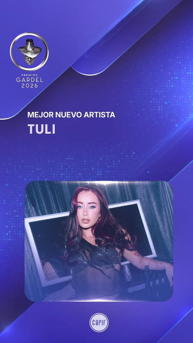 herebytuli's tweet photo. no doy más de la emoción TULI NOMINADA A LOS GARDEL https://t.co/uePbUwwdoj
