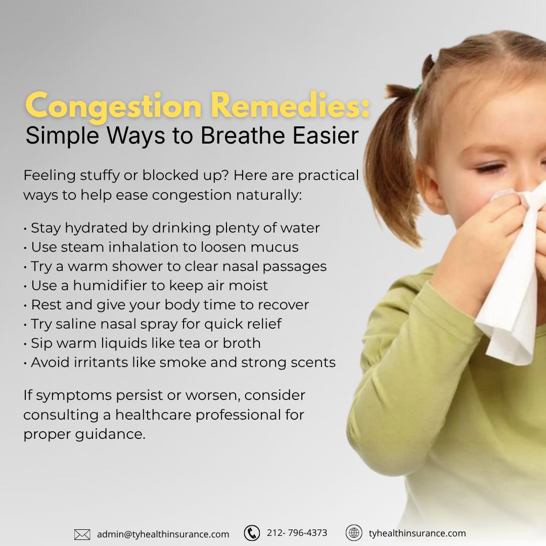 TYHealthIns's tweet image. #CongestionRelief #healthinsurance #tyhealthinsurance