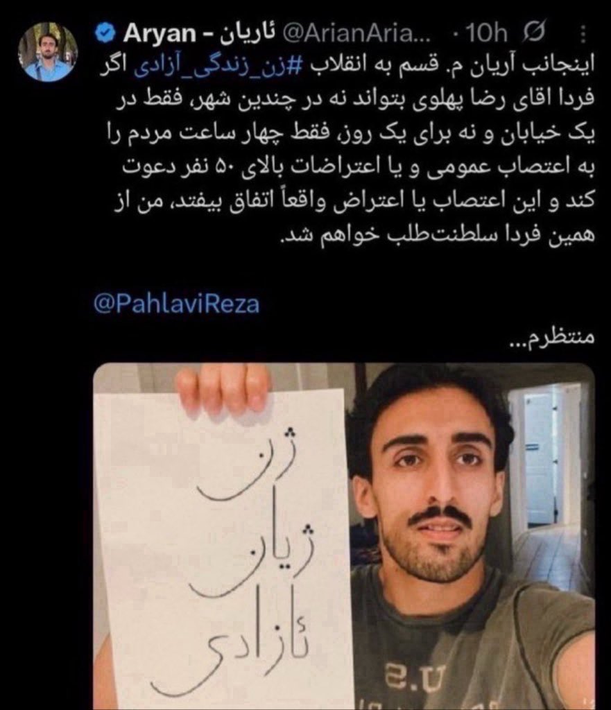 Lion of Free Iran tweet media