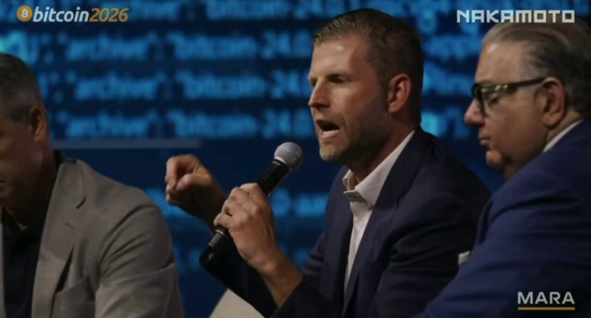 G_ONTrading's tweet image. """
🚨 AJOUR: Eric Trump dit que l'cryptomonnaie doit devenir beaucoup plus utilisable pour que l'adoption en masse se produise, en particulier à l'intersection de la TradFi, du DeFi et du CeFi. #CryptoAdoption #TradFi #DeFi
"""