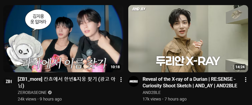 still not used to seeing them on different channels sigh...