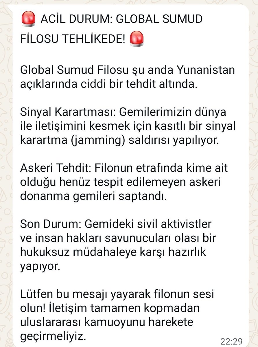 KahramanAYSU21's tweet photo. İsrail dronları tekneleri taciz etmeye başladı. Gazze'li mazlumların esaretini kırmak isteyen Küresel Sumud Filosu saldırı tehdidi ile karşı karşıya..

"Allah'ım, Güvercinlerin Ruhunu Vahşi Hayvanlara Emanet Etme."

 #WeAreSumud
#SiyonizmeKarşıCesaret  #CourageAgainstZionism
#Globalsumud