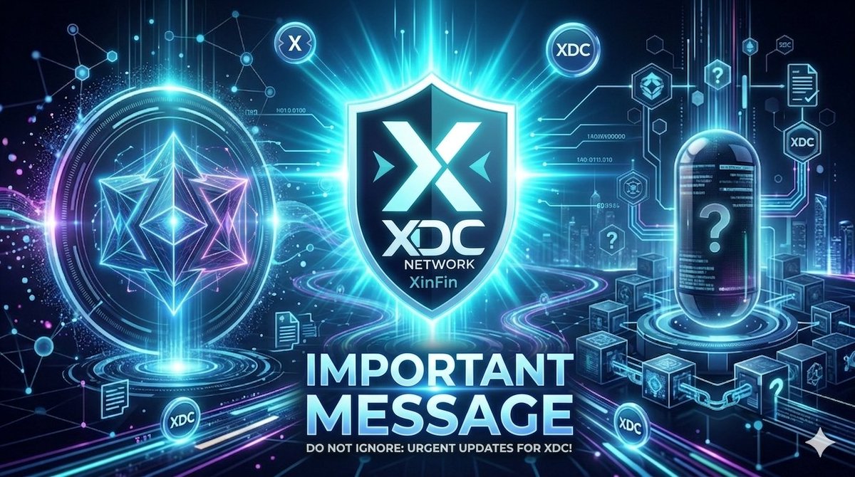 CryptoReady11's tweet photo. #XDCFAM: IMPORTANT MESSAGES!!

https://t.co/KW2C07KCjh https://t.co/Jkcpvr9a94