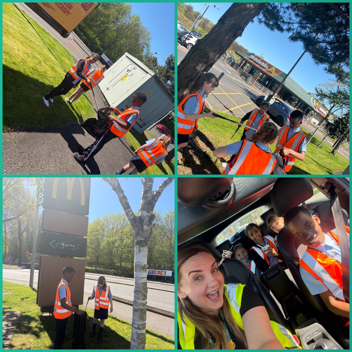 StBernardsPS's tweet photo. Members of the Laudato Si/Eco Enforcers Pupil Action Team visited our local @McDonalds this afternoon for a litter pick ๐ฏ Thank you to the friendly staff who gave us a treat for working so hard ๐๐ฆ๐ #worldwednesdayslitter #ecoschool #laudatosi https://t.co/VPzAqpoehT