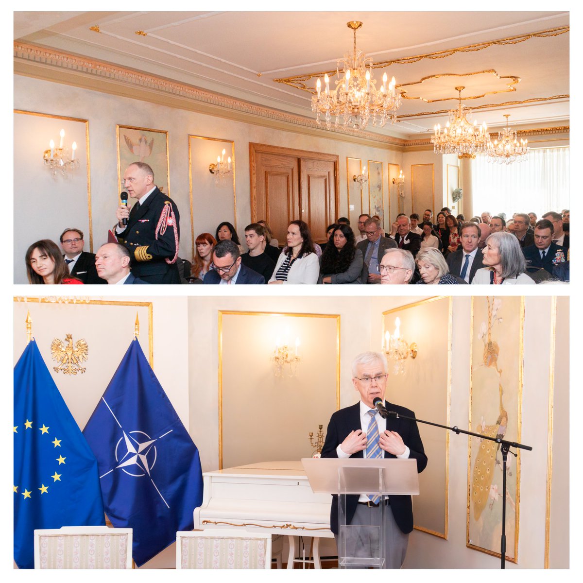 PLinCanada's tweet photo. Shadow fleet, hybrid threats, energy security, protection of critical infrastructure, environmental risks, and @NATO's Baltic Sentry among the themes discussed during our seminar "(Un)safe Waters: Challenges to the Baltic Sea Security"

Event organised in partnership with the Canada Nordic Baltic Poland Parliamentary Friendship Group and Polish Institute of International Affairs - @PISM_Poland 

Debate inspired by the PISM report 🔗👉https://t.co/yrsKYtNuqs

Sincere thanks to our co-host, Estonian Ambassador to Canada Margus Rava (@RavaMargus), as well as to the distinguished speakers:

• the Honourable Ahmed Hussen, @HonAhmedHussen, Chairman of the Standing Committee on Foreign Affairs and International Development (House of Commons of Canada)

• Her Excellency Ambassador Signe Burgstaller, @SweAmbCAN, Embassy of Sweden in Ottawa, @SwedeninCAN.

• Dr David Perry, @DavePerryCGAI, President of the Canadian Global Affairs Institute, @CAGlobalAffairs.

• Dr Paweł Markiewicz, @DrPMarkiewicz, Executive Director of the @PISM_DC.

Good to see such a great turnout on this important subject.

***
@Polska @WitoldDzielski