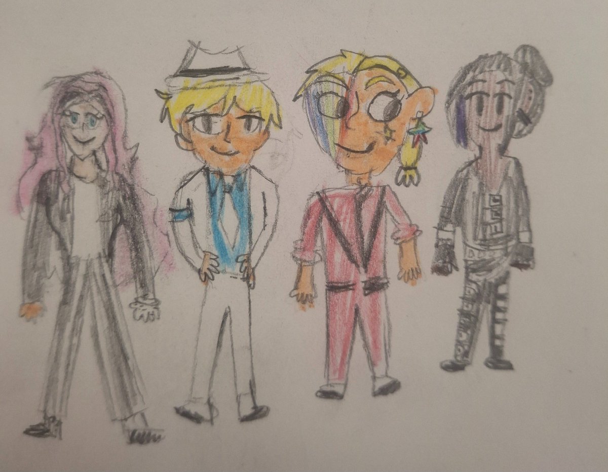 Sapphia,Vincent,Arcus,and Valerie wear Michael Jackson Outfit # ...