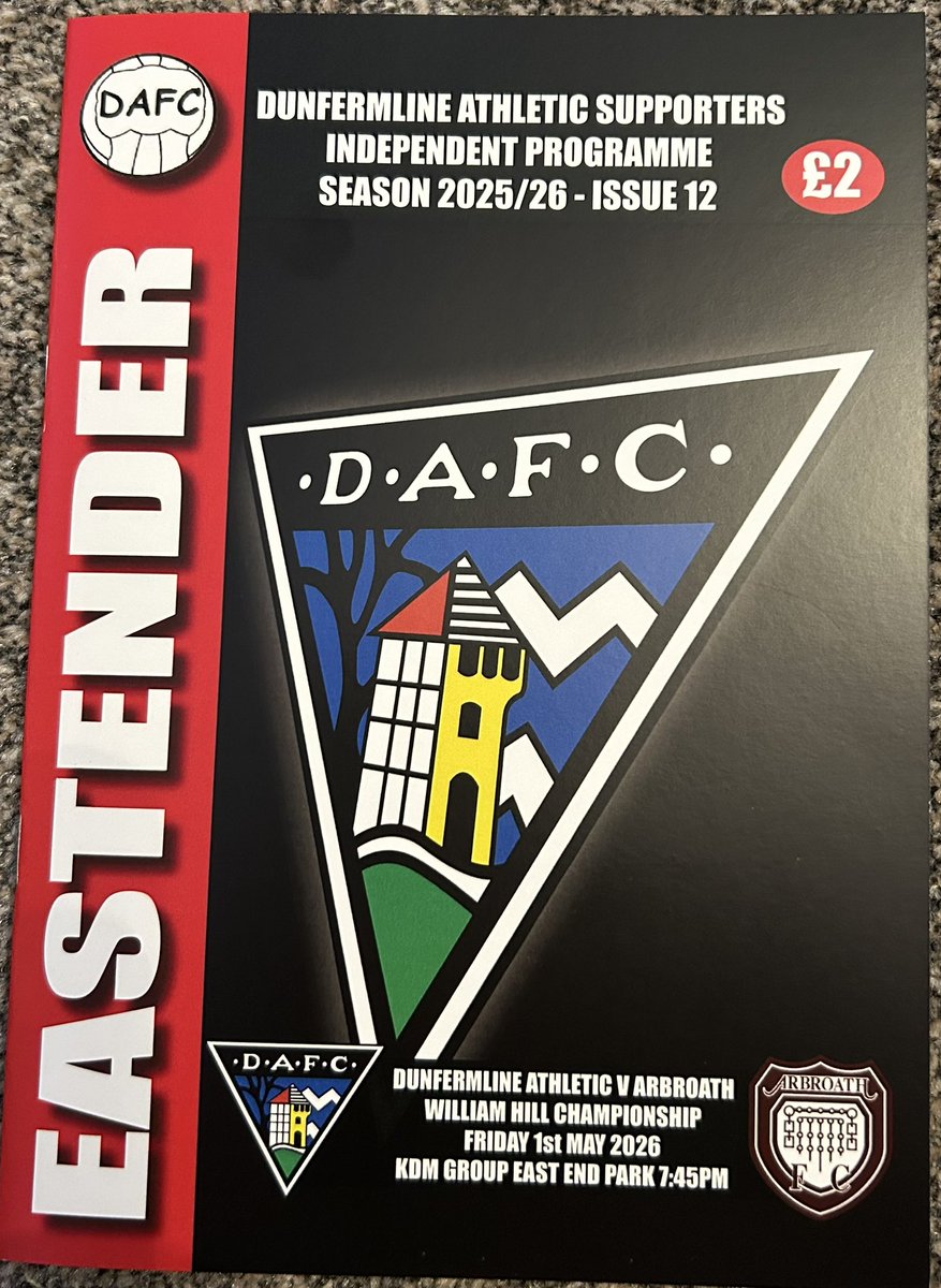 dafcscotsman's tweet photo. Friday night sees the final game of the league season and Issue 12 of #EASTENDER will be on sale outside the ground from about 6pm. The previous 11 issues have all sold out, don’t miss out!! #DAFC #AFC https://t.co/4OI6WelvUG