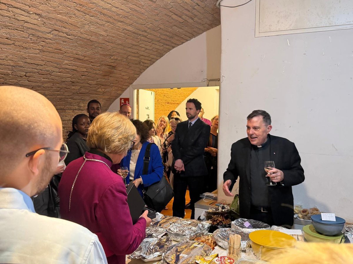 AllSaintsRome's tweet photo. Busy, joyful weekend: Sarah Mullally presided at Mass at All Saints (3 baptisms), Evensong followed in Rome, and at Sant’Ignazio Luis Antonio Tagle preached as Anthony Ball was commissioned. Acolytes were superb, raising the bar for Sundays. https://t.co/5fE6hhjUtl