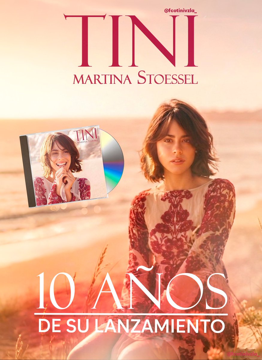 🩶| ¡Felices 10 años al álbum que continuó nuestra historia!✨

— El primer paso de TINI como solista después de Violetta. Diez años de evolución, música y sueños cumplidos.

 ¡Gracias por dejarnos crecer a tu lado! 💿❤️‍🩹 <a href="/TiniStoessel/">tini</a>