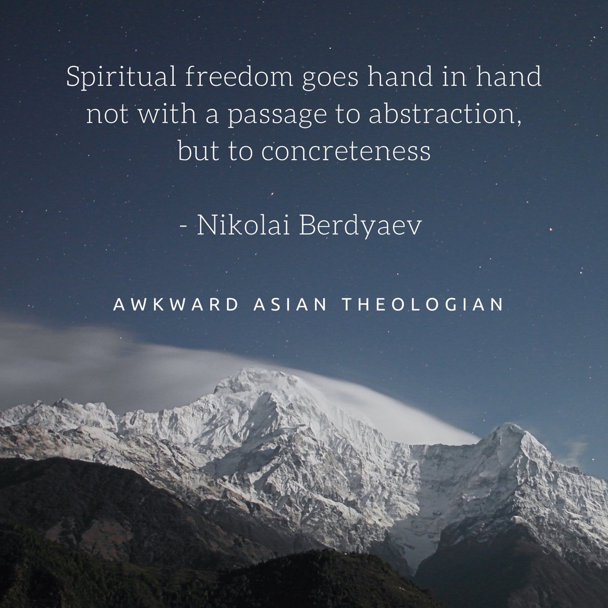 AsianTheologian's tweet image. #awkwardasiantheologian #quote #theology #nicolaiberdyaev #freedom