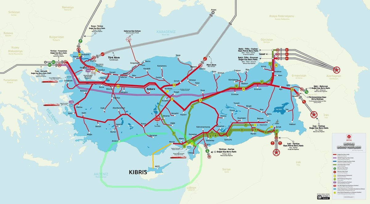 TurkishCentury's tweet image. 🔥 Turkish gas giant #BOTAŞ has begun drafting plans to extend Türkiye's gas grid on to the Turkish Republic of #Cyprus in the E. #Mediterranean. A new underwater pipeline will bring #NaturalGas to the island; creating #energy security for 800,000+ Turkish Cypriots. 🇹🇷