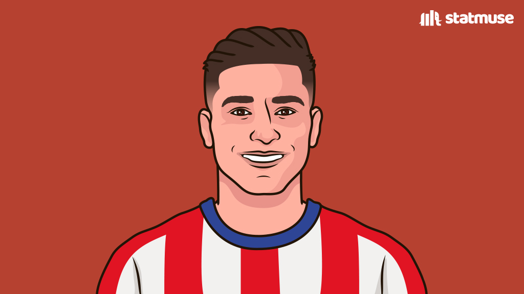 statmusefc's tweet photo. Julián Álvarez in UCL:

34 G/A
30 starts https://t.co/U0GvAoGNay