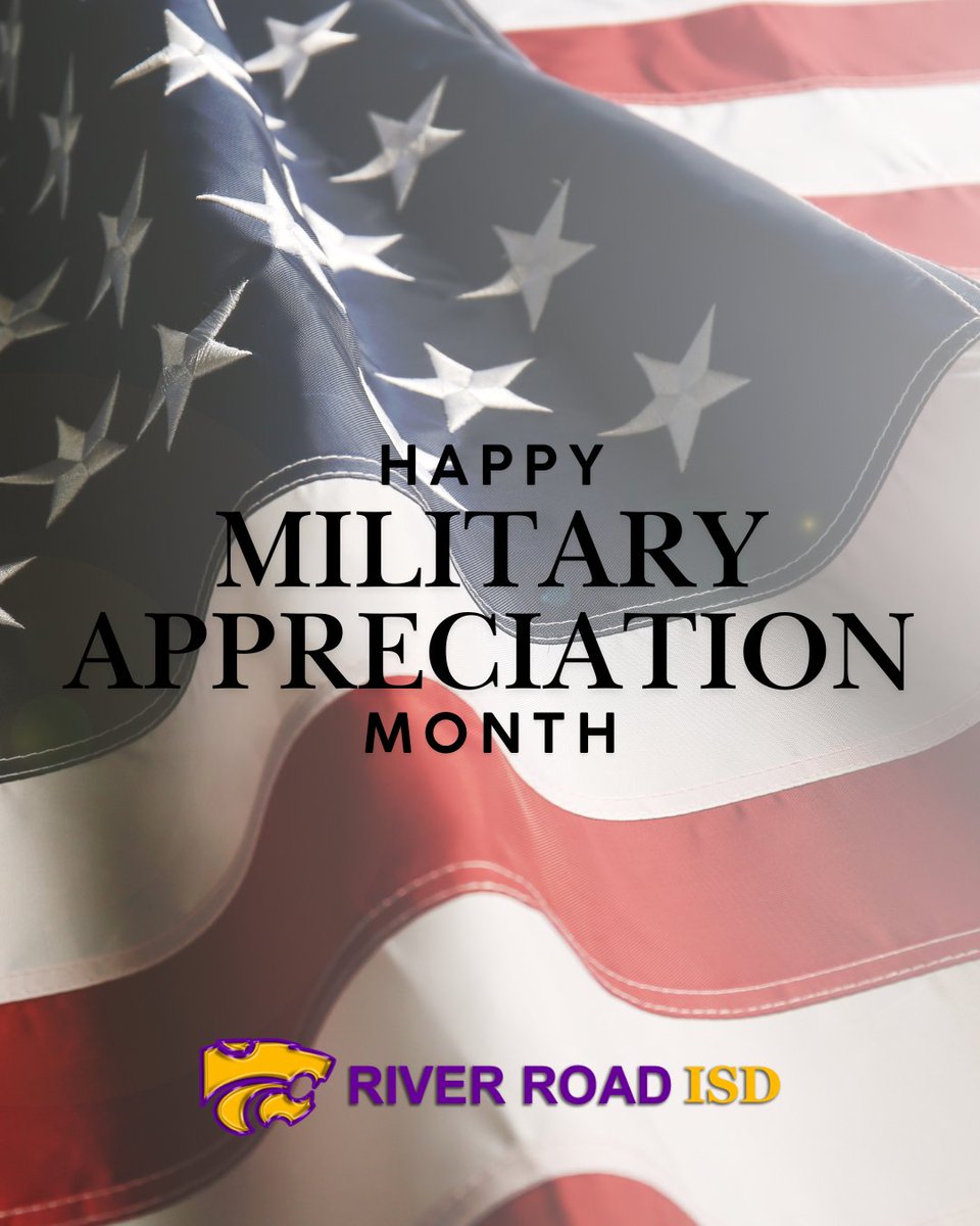 RiverRoadISD's tweet photo. This Military Appreciation Month, we honor those in our school community who have served or are serving.

From staff and families to graduates in uniform—your courage and sacrifice inspire us every day. Thank you for your service. https://t.co/jtJWkfWYzP