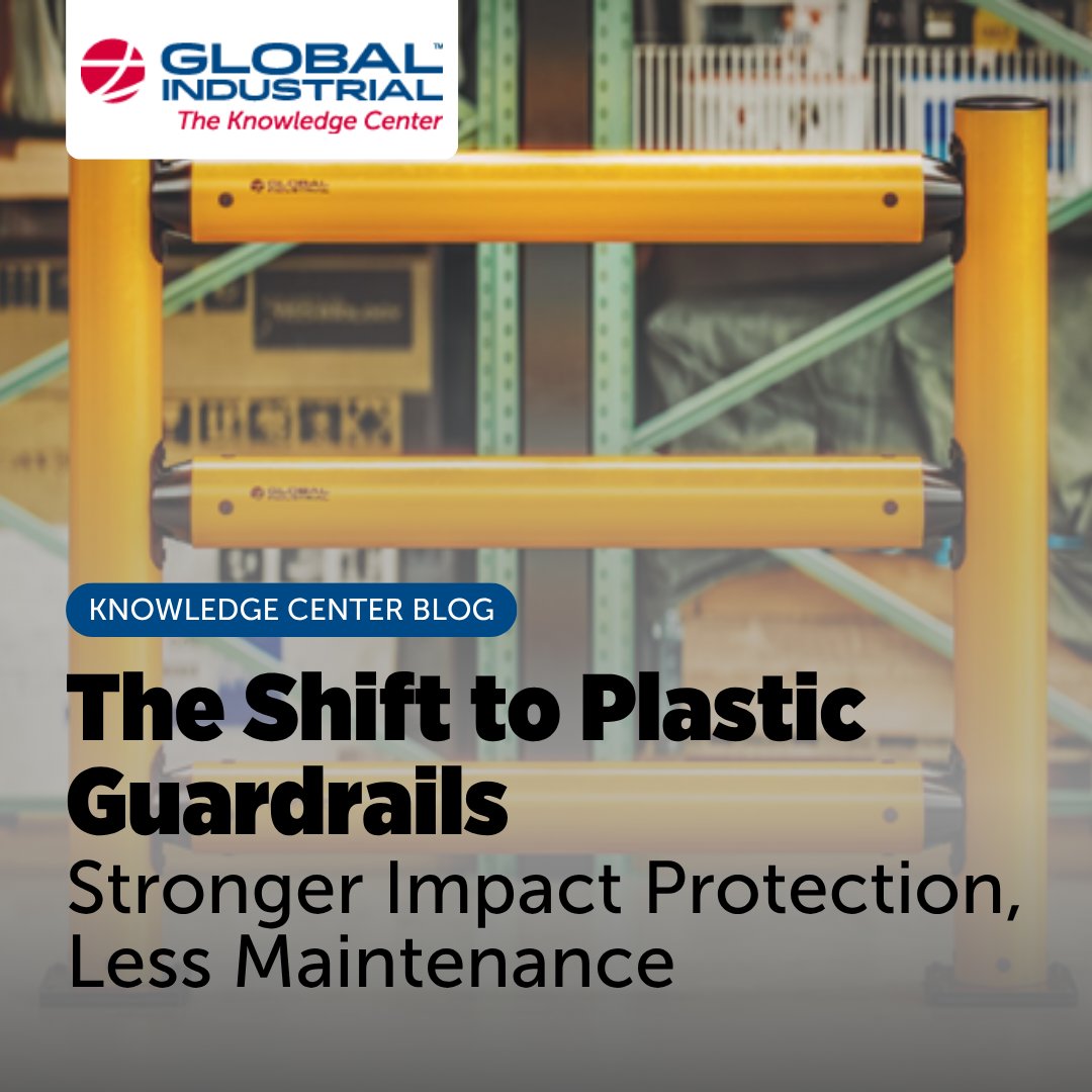 Global_Indust's tweet image. Many facilities are replacing old steel guardrails with new plastic options. See what's driving the shift and if the switch is right for you: globalindustrial.com/knowledge-cent…

#Warehouse #FacilityManagement #Guardrails #IndustrialEquipment