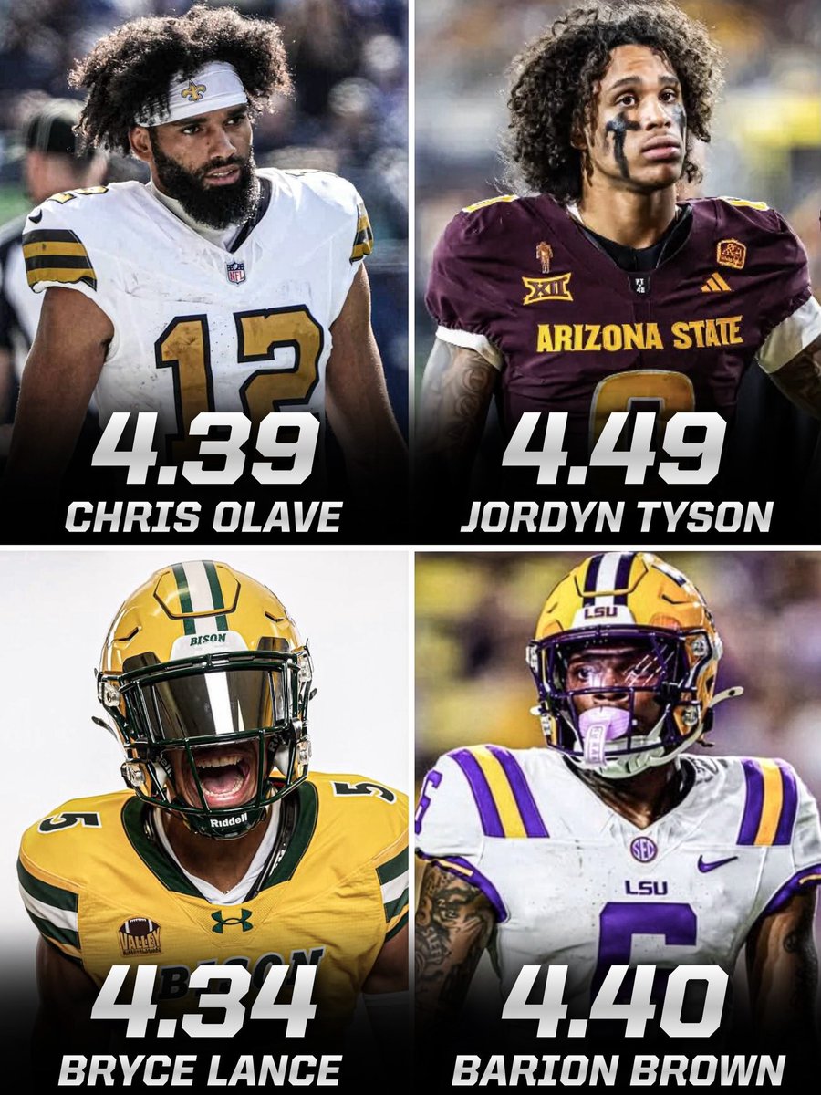 NFL_DovKleiman's tweet photo. The Saints WR room is FAST 💨

Tyler Shough now has unlimited weapons at his disposal.

New Orleans will be a PROBLEM next season. https://t.co/L6lVCA9O8t