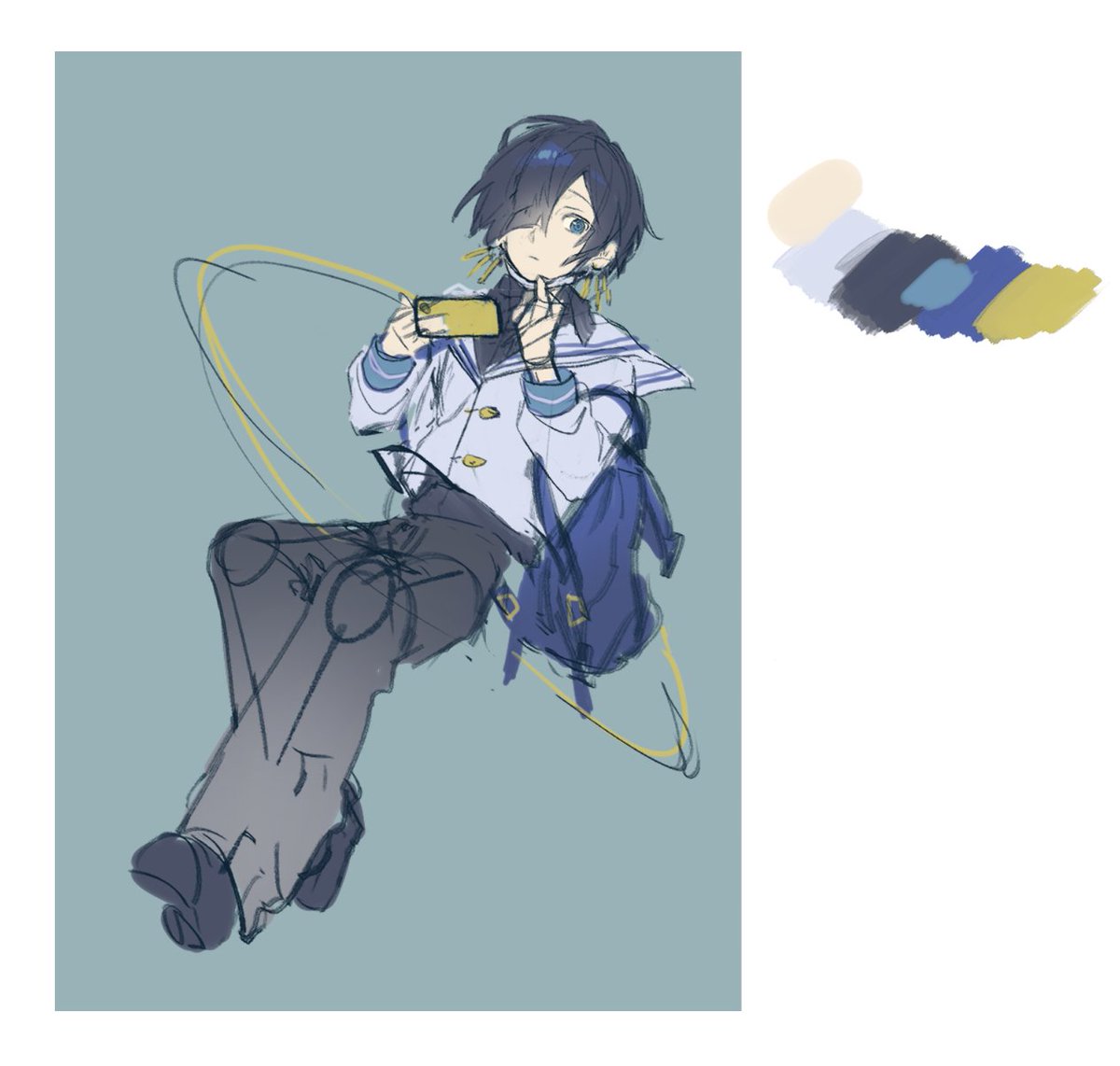 M_sibe's tweet photo. 今日のキャラデザ https://t.co/B5bP6UJsNg