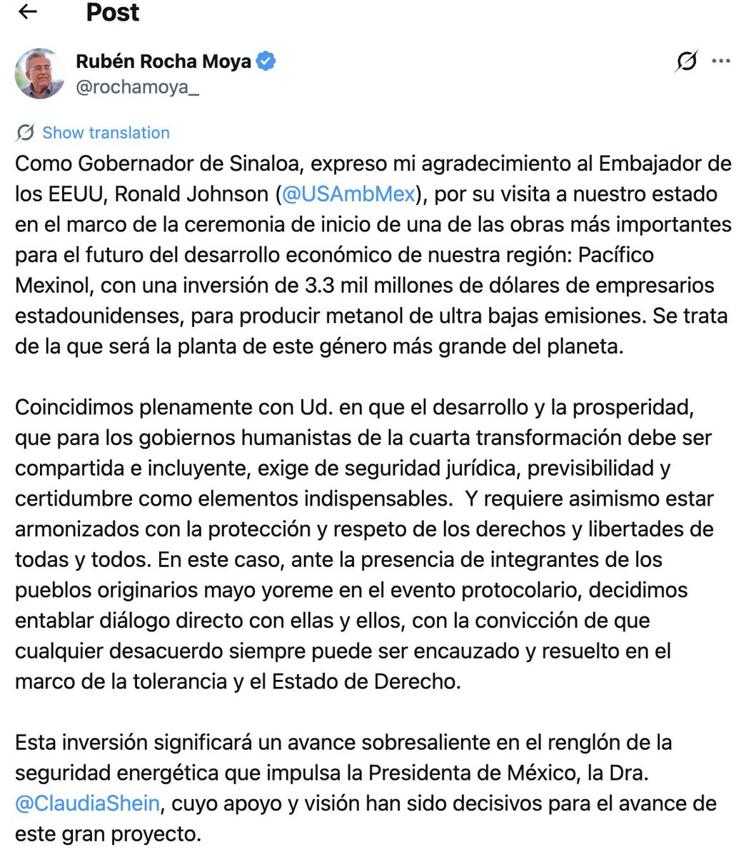 JM Núñez tweet media