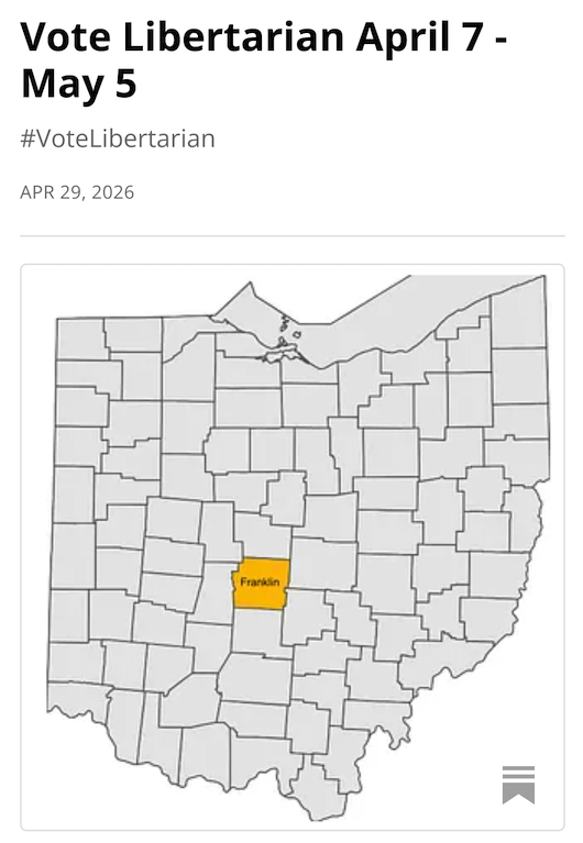 Franklin County Libertarian Party of Ohio tweet media