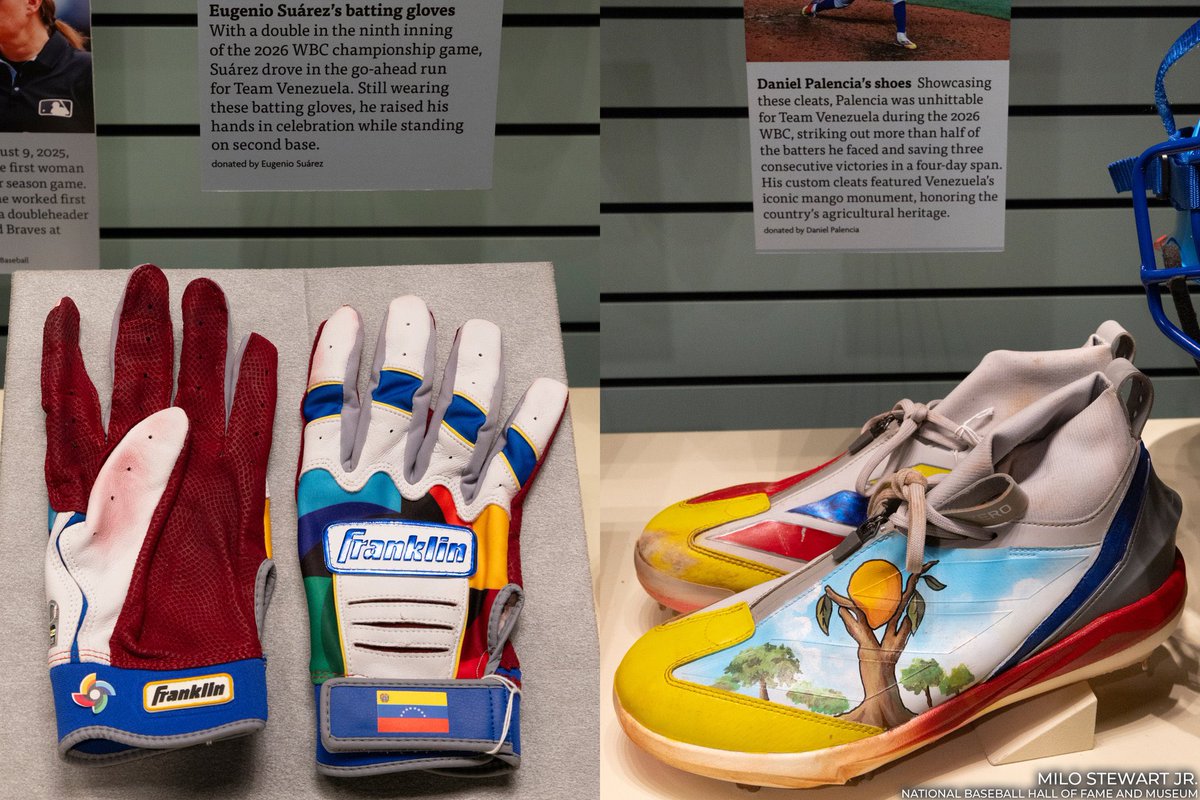 Octasasso's tweet photo. 🇻🇪 Ya en el Salón de la Fama de Cooperstown se exhiben objetos relacionados al título de Venezuela en el Clásico Mundial y la icónica gorra de Italia de Francisco Cervelli 🇮🇹 https://t.co/C5VGfICzgK