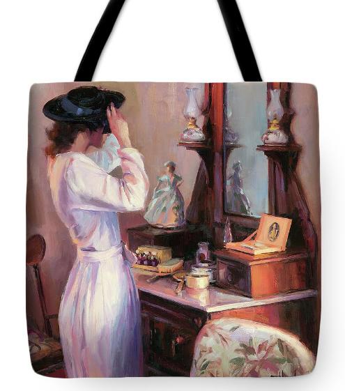 SHendersonArt's tweet image. When you want things to be just, absolutely, perfectly right, you take your time . . . 

The New Hat tote bag -- link to purchase is in the replies.

#home #fashion #shopping