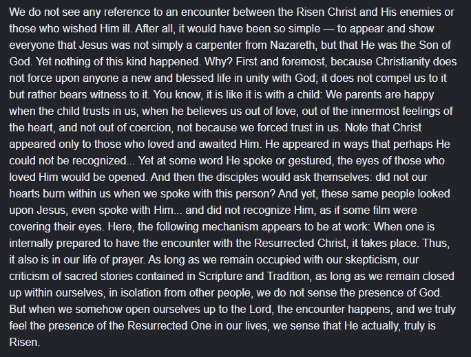 limmatone's tweet photo. Why did the Risen Christ not appear to His killers?
#beprepared #Faith #Resurrection #JesusIsRisen #Christianity #SpiritualGrowth #PrayerLife #TrustGod #EasterMessage #Gospel #Reflection #FaithJourney #HeIsRisen https://t.co/Fh4MN8XVCA