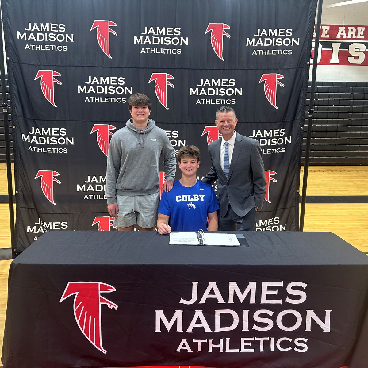 JMHSAthletics's tweet photo. Congratulations Matthew!  He will be continuing his Football career at Colby College next year! https://t.co/JkrjvSRiZZ