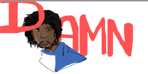 ezkaui's tweet image. drew this KDOT , on discord on mouse 
#kendricklamar #fireman #iceman