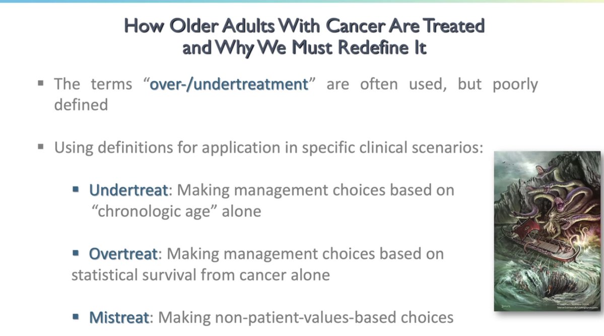 realbowtiedoc's tweet image. Dr @WilliamDale_MD redefines how we determine over/under treatment of cancer in #OlderAdults using #GA and changing #outcomes looking at #QoL not just #OS #gerionc 

@myCARG
@GeriOncCoP
@PallOncCoP
@Chaosdyna
@IshwariaMD
@crisbergerot
@jillfeldman4
@DarcyBurbage
@KathrynDeCarli