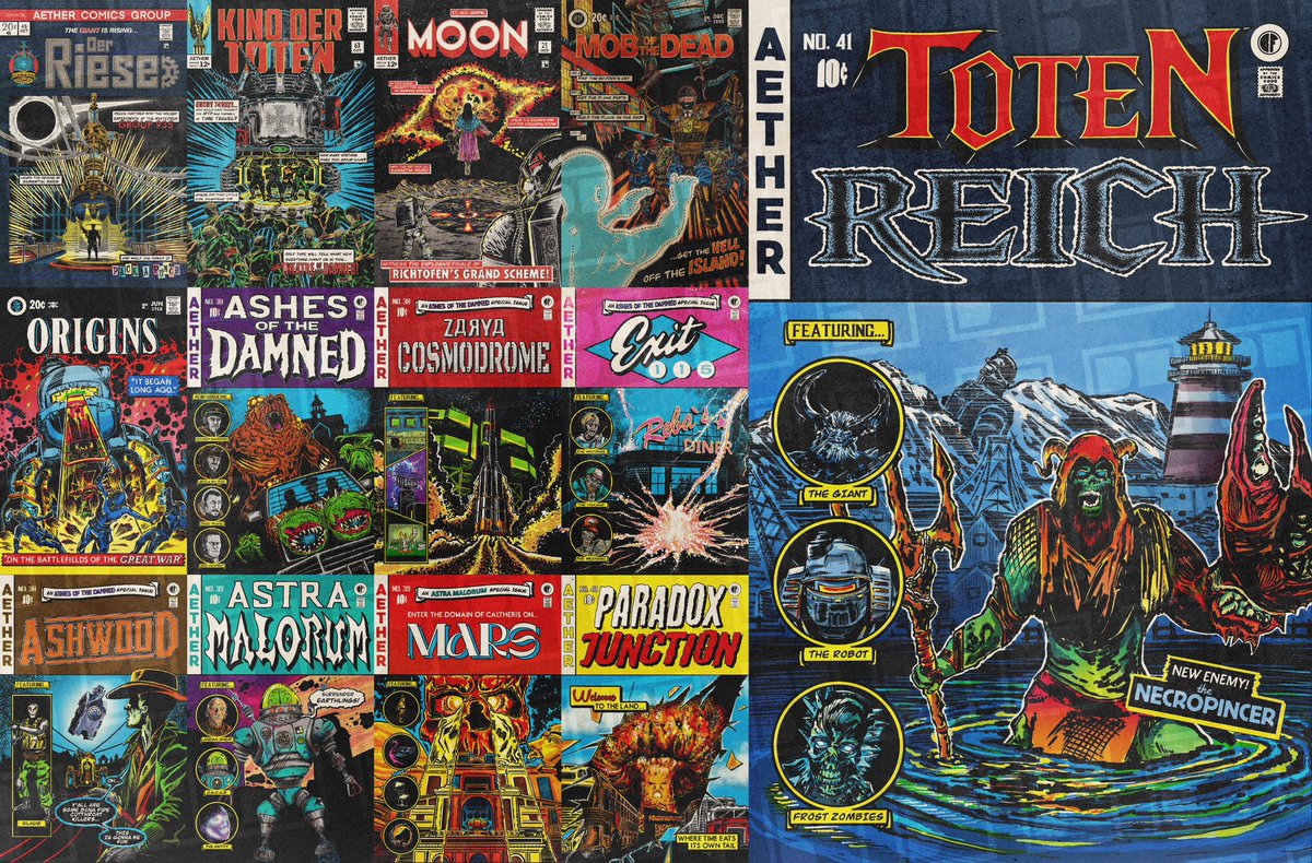 babutheefrik's tweet photo. updated list of my comic covers :)

Totenreich poster should be up on CodeNamePizza’s shop this week https://t.co/nwBIzE5EDz