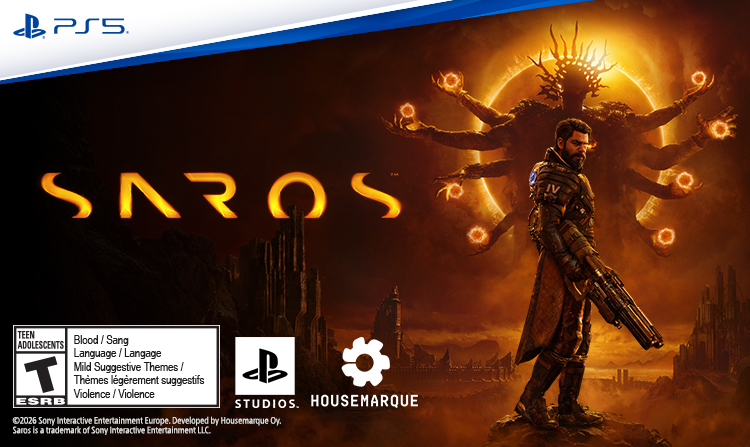 AMZNVideoGames's tweet image. SAROS is NOW AVAILABLE on PS5. 🔥
Bullet ballet combat. A world that never stays the same. A story that stays with you.
Get it now on Amazon 👉 #SAROS #PlayStation 
amazon.com/dp/B0G5RRPGFF/…