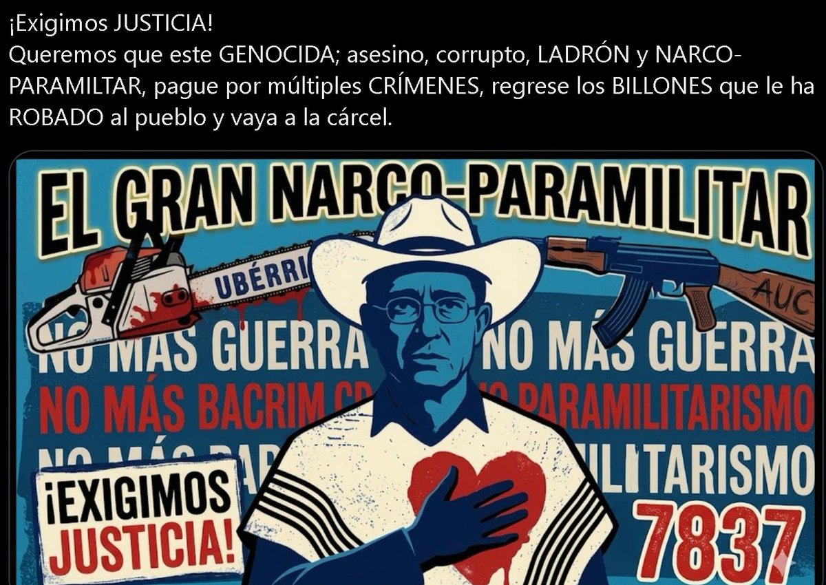 Este mal nacido, tiene que estar en una cárcel y no haciendo política.
