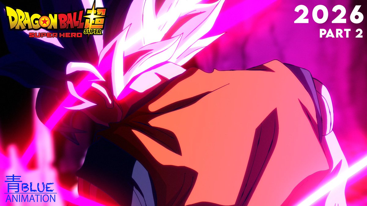 BlueAnimation1's tweet image. #Dragonballsuper : Super Hero Part 2 is coming in 2026.
Trailer soon.