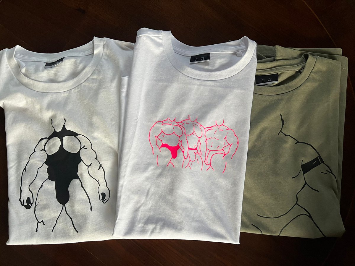 Muscle__Draw's tweet photo. First drop is live.
Original drawings turned into tees.

Small batch only.
DM for orders and custom requests.

From sketchbook to street.

#GraphicTees #QueerFashion #GayStyle #Streetwear #IndependentDesigner #WearableArt https://t.co/GawRmx2mE2
