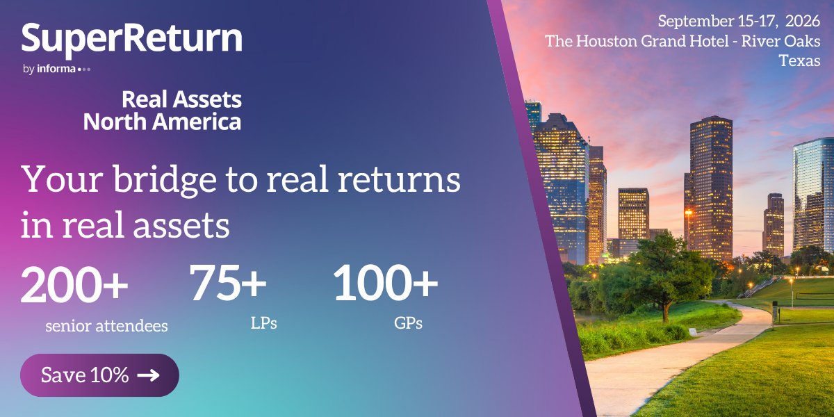 CalALTs's tweet photo. Don't miss your chance to attend, SuperReturn North America Real Assets Conference at The Houston Grant Hotel in River Oaks Texas September 15-17, 2026!

#CalALTs member receive a 10% discount!
Register today: https://t.co/gmU7ZDj3kQ https://t.co/dsW9sK35HV